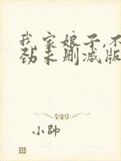 我家娘子,不对劲未删减版封面