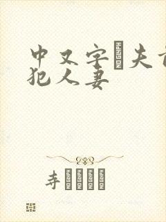 中又字菷夫前侵犯人妻封面