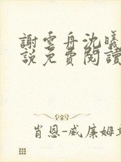 谢云舟沈曦薇小说免费阅读最新章节