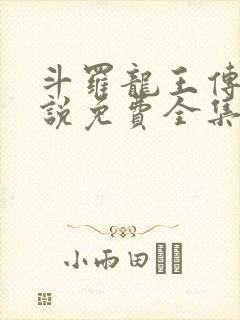 斗罗龙王传说小说免费全集阅读无弹窗