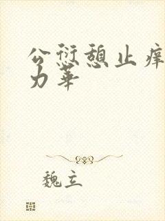 公愆憩止痒古悦力华