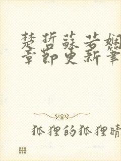 楚哲苏若娴最新章节更新笔趣阁