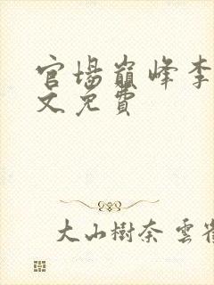 官场巅峰李霖全文免费