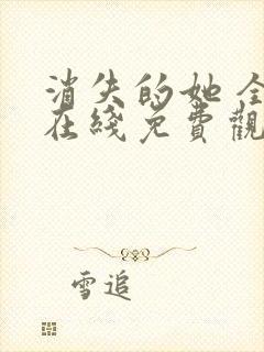 消失的她 全集在线免费观看封面