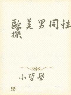 欧美男同性恋互操