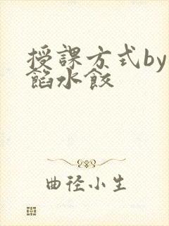 授课方式by肉馅水饺