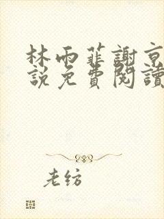 林雨菲谢京墨小说免费阅读笔趣阁