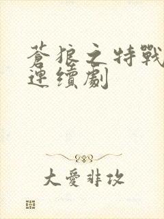 苍狼之特战突击连续剧