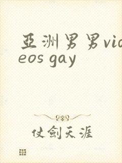 亚洲男男videos gay封面
