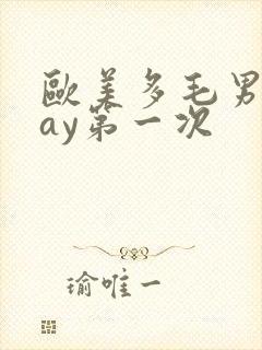 欧美多毛男同gay第一次