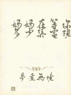 妈妈在等你一共多少集电视剧