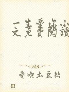 一生爱你小说全文免费阅读无弹窗