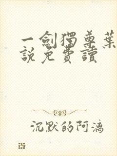 一剑独尊叶玄小说免费读