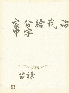 家公给我治疗5中字