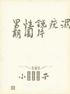 男性锐疣湿图初期图片