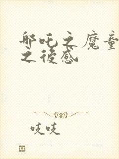 哪吒之魔童降世之后感封面