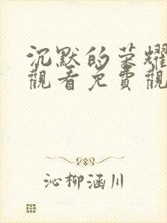 沉默的荣耀在线观看免费观看全集