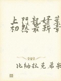 上门龙婿叶辰萧初然最新章节更新封面