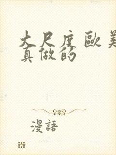 大尺度 欧美 真做的