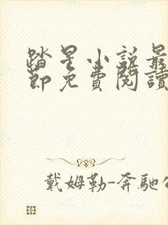 踏星小说最新章节免费阅读