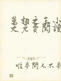 万相之王小说全文免费阅读无弹窗