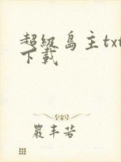 超级岛主txt下载封面