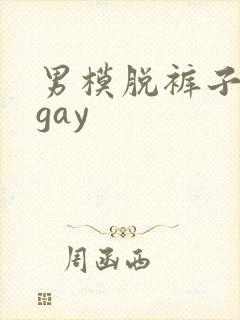 男模脱裤子精光gay