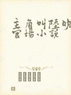 主角叫陆明远的官场小说封面