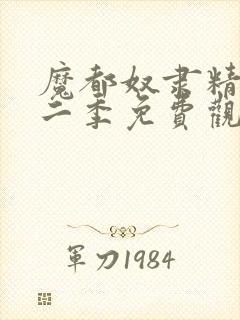 魔都奴隶精兵第二季免费观看