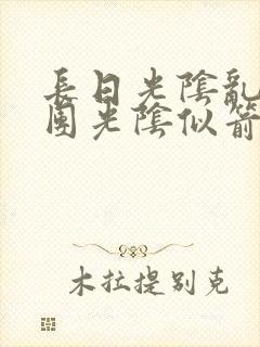 长日光阴乱作一团光阴似箭笔渺