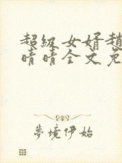 超级女婿赵旭李晴晴全文免费阅读终极版999封面