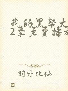 我的黑帮大佬第2季免费播放在线观看全集