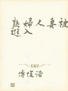 熟妇人妻被猛烈进入封面