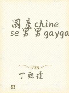 国产chinese男男gaygay网