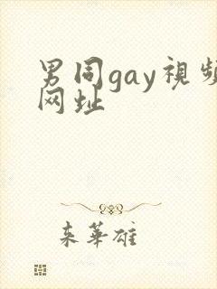 男同gay视频网址