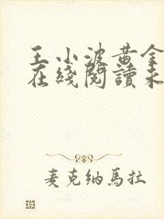 王小波黄金时代在线阅读未删减下载