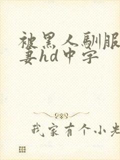 被黑人驯服的人妻hd中字封面