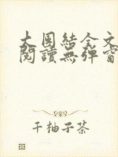 大团结全文免费阅读无弹窗最新章节列表