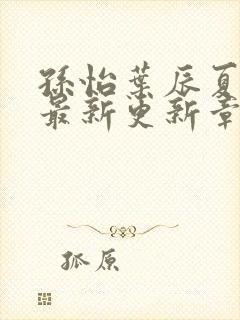 孙怡叶辰夏若雪最新更新章节免费阅读