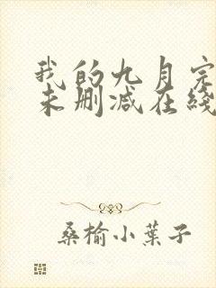 我的九月完整版未删减在线免费观看封面