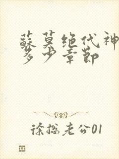 苏莫绝代神主共多少章节