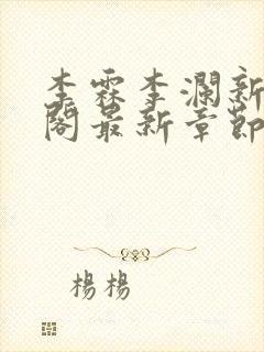 李霖李澜新笔趣阁最新章节免费