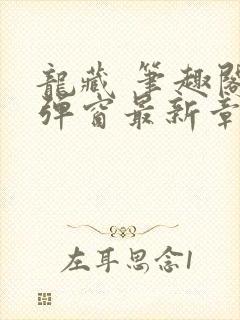 龙藏 笔趣阁无弹窗最新章节封面