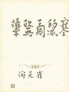 摄政王的宠妻日常无删减全本阅读