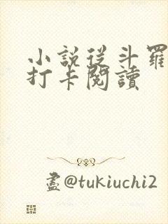 小说从斗罗开始打卡阅读