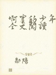 啊宾的少年在线全文阅读封面