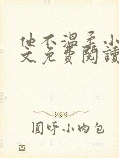 他不温柔小说全文免费阅读无弹窗