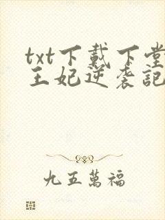 txt下载下堂王妃逆袭记