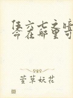 伍六七之暗影宿命在哪里可以看