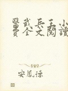 医武兵王小说免费全文阅读一